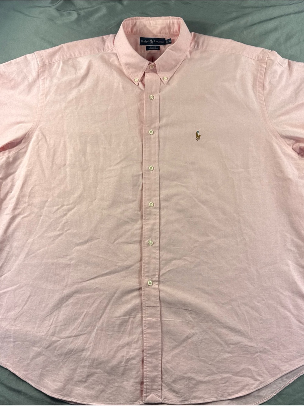 Ralph Lauren Blake Men’s Blake Cotton — Pink Short Sleeve